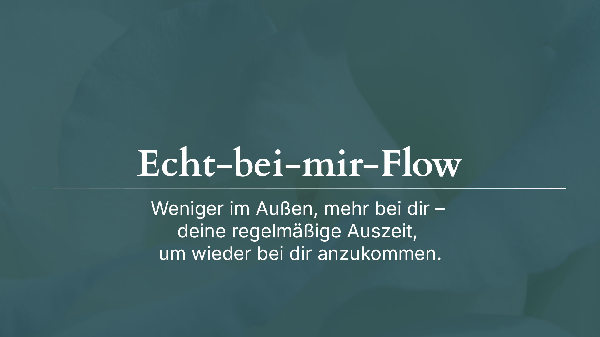 Echt-bei-mir-Flow: Resilienztraining in Ried